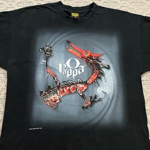🎸 '04 O Rappa/ORappa Band Brazil Vintage Dragon Silencio Precede Esporro Black T